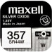 Срібно-оксидна батарея Maxell 18288500 SR44W 1шт