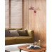 Бра, настінний світильник TK Lighting 11693 Lume S GX53 1x11W IP20 бургунді