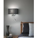 Бра, настінний світильник Ideal Lux 215709 Hotel E27+LED 1+1x60W+1.5W 3000K 50Lm IP20 чорний Бра, настінний світильник Ideal Lux 215709 Hotel E27+LED 1+1x60W+1.5W 3000K 50Lm IP20 чорний
