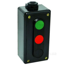 Кнопковий пост ElectrO PK7223RBG54 ПК722-3 10A 230/400B карболіт IP54