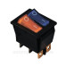 Перемикач TNSy KCD2-2101N BL+Y/B з підсвічуванням синій+жовтий (TNSy5500808)