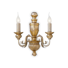 Бра, настінний світильник Ideal Lux 20846 Firenze E14 2x40W IP20 золотий