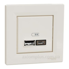 USB розетка Schneider Electric Asfora EPH2700323 USB/Type-C 2,4А крем USB розетка Schneider Electric Asfora EPH2700323 USB/Type-C 2,4А крем