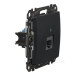 Комп'ютерна розетка Schneider Electric Sedna Design & Elements RJ45 кат. 6 STP чорна SDD114461