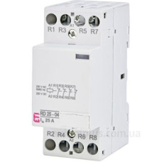 Контактор ETI 002464016 RD 25-04 (230В AC/DC) (AC1) Контактор ETI 002464016 RD 25-04 (230В AC/DC) (AC1)