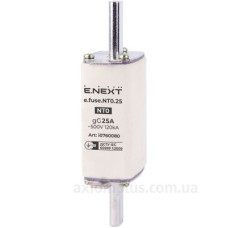 Плавкий запобіжник E.Next e.fuse.NT0.25 габарит 0 25А (i0760080) Плавкий запобіжник E.Next e.fuse.NT0.25 габарит 0 25А (i0760080)