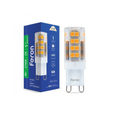 Світлодіодна лампочка Feron LB-432 Bulb G9 4W 2700K 350Lm IP20