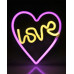 Бра, настінний світильник Goldlux 327154 Neon Love Heart LED 1x3W IP20 білий Бра, настінний світильник Goldlux 327154 Neon Love Heart LED 1x3W IP20 білий