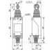 Кінцевий вимикач Promfactor FLS15M8122P65