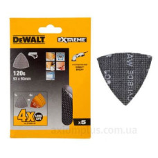 Шліфувальний папір DeWALT DTM3092 P80 93мм для дельташліфмашин (5шт) Шліфувальний папір DeWALT DTM3092 P80 93мм для дельташліфмашин (5шт)