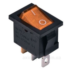 Перемикач TNSy KCD1-2-101N Y/B з підсвічуванням жовтий (TNSy5500690)