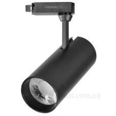 Трековий LED світильник Videx 20Вт 4100K (VL-TR04-204B) чорний