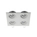 Точковий світильник Zuma Line 20069-WH Chuck GU10 4x50W IP20 білий (5905316604377)