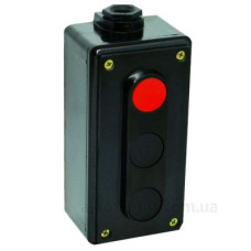 Кнопковий пост ElectrO PK7223RBB54 ПК722-3 10A 230/400B карболіт IP54