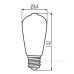 Філаментна лампа KANLUX XLED ST64 7W-WW (29637) Філаментна лампа KANLUX XLED ST64 7W-WW (29637)
