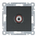 SAT розетка Hager WL3233 Lumina (чорна) SAT розетка Hager WL3233 Lumina (чорна)