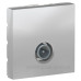 Одинарна TV розетка Schneider Electric NU346230 2М (алюміній)