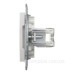 Комп'ютерна розетка RJ45 подвійна UTP cat.6 Schneider Electric Asfora без рамки біла (EPH4870121)