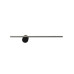 Бра, настінний світильник Zuma Line WL22032G-L60 Fad LED 1x5W 4000K 880Lm IP20 чорний (5905316626485)