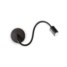 Бра, настінний світильник Ideal Lux 97190 Focus LED 1x4W 3000K 310Lm IP20 чорний