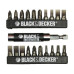 Набір викруткових вставок Black&Decker 1/4 Набір викруткових вставок Black&Decker 1/4