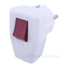 Кутова вилка E.Next e.plug.angle.009.16 16А із заземленням біла (s9100048) Кутова вилка E.Next e.plug.angle.009.16 16А із заземленням біла (s9100048)