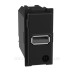 Механізм зарядного пристрою USB тип - 15 Вт/3000мА 1 модуль Bticino Living Now K4191A