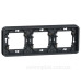 Горизонтальна 3-постова рамка Schneider Electric MUR34109 IP55 (чорний)