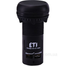 Моноблочна втоплена кнопка ETI 004771473 ECF-11-C (1NO+1NC чорна) Моноблочна втоплена кнопка ETI 004771473 ECF-11-C (1NO+1NC чорна)