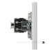 Розетка телефонна + комп'ютерна RJ45 + RJ12 кат.5е. подвійна біла Asfora, EPH4900121