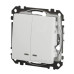 Двоклавішний вимикач Schneider Electric Sedna Design & Elements з підсвіткою білий SDD111105L