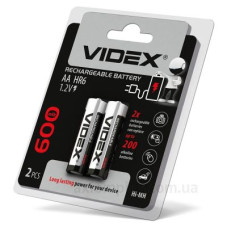 Акумулятор Videx AA 600мАч (HR6/600/2DB) 1 шт Акумулятор Videx AA 600мАч (HR6/600/2DB) 1 шт