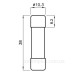 Запобіжник ETI 002625022 CH 10x38 gR-PV 12A 700V (50kA)