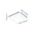 Світильник стельовий Eglo 96229 Manilva LED 1x16W 3000K 1700Lm IP44 хром