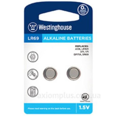 Лужна батарея Westinghouse LR69-BP2(AG6-BP2) Alkaline таблетка LR69 2шт у блістері