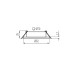 Точковий світильник Kanlux 22437 Dalla GU10/GU5.3 1x10W IP20 білий