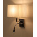 Бра, настінний світильник Nowodvorski 11785 Hotel Mood E27+LED 2x10W+2.2W 4000K IP20 світло-бежевий