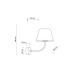 Бра, настінний світильник TK Lighting 4186 Chicago E27 1x15W IP20 чорний