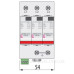 Обмежувач перенапруги ETI 002442988 ETITEC V T2 690/20 3+0 RC