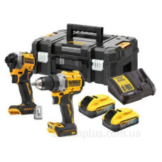 Набір з двох безщіткових елекроінструментів DeWALT DCK2051H2T XR Li-lon 18В 2х5Аг