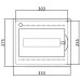 Щит вбудований 12 мод. з дверцятами RAL9016 Ram Base, DKC