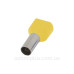 Ізольований наконечник E.Next e.terminal.stand.te.2.1.5.yellow 2x1,5 кв.мм жовтий (s4037005)