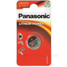 Батарейка Panasonic CR 2016 BLI 1 Lithium CR-2016EL/1B (1 шт)