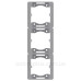 Адаптер Hager WL5832 Lumina-Intense 3Х з/в (сріблястий) Адаптер Hager WL5832 Lumina-Intense 3Х з/в (сріблястий)