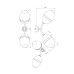 Бра, настінний світильник Pikart 35416-2 Burgeon Sconce E14 2x60W IP20 бірюзовий