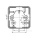 Зовнішня монтажна коробка Spelsberg 2K-12-L/w (sp34461201) IP55