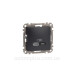 Розетка USB Schneider Electric Sedna Design & Elements A+C 3A 45Вт чорна SDD114404