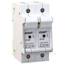 Тримач запобіжників Chint NRT28-32 2P до 32А 10х38мм (520466)
