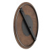 Бра, настінний світильник Nowodvorski 11178 Ring Timber LED XXL 1x22W 3000K 400Lm IP20 коричневий
