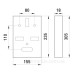 Панель для установки однофазного лічильника E.Next e.panel.stand.f.1 (s030001)